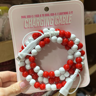 4-In-1 Beaded Phone Chargers
