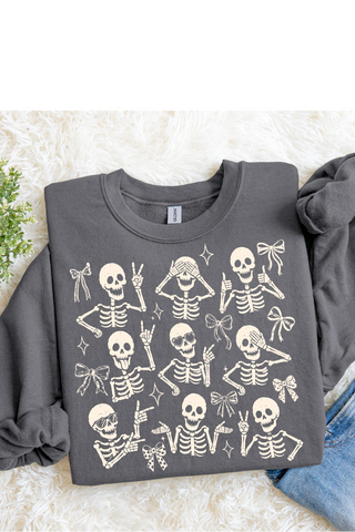 Skeleton Coquette Graphic Tee