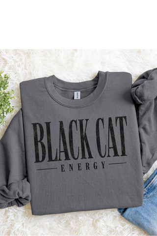 Black Cat Energy Graphic Tee