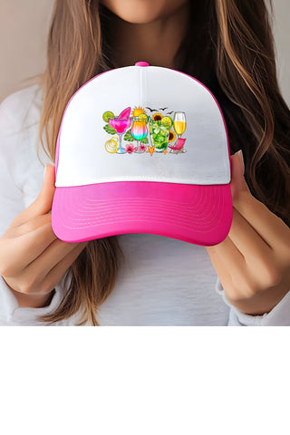 Summer Cocktails Trucker Hat