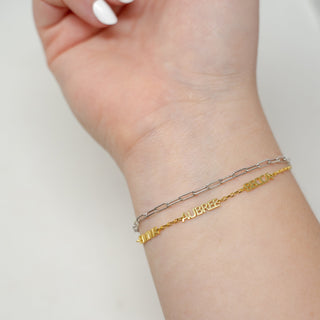 Custom Cherish Multiple Name Bracelet - Water Resistant