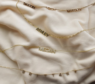 Custom Mini Dover Name Necklace - Water Resistant