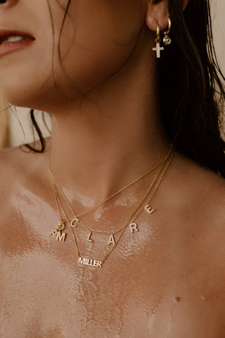 Custom Cherish Multiple Name Necklace - Water Resistant