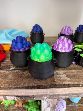 3D Printed Bubbling Cauldron Tea Light
