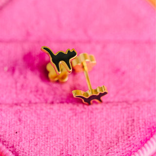 Black Cat Studs