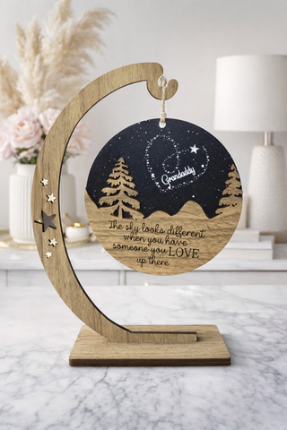 The Sky Looks Different Memorial Ornament