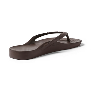 Arch Support Flip Flops - Chocolate Brown