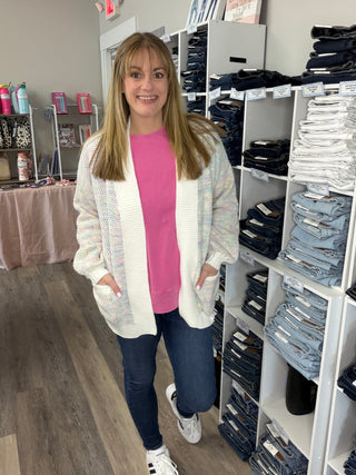 Pink Power Oversized Top