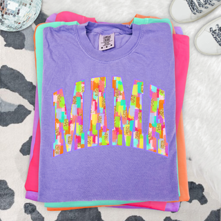 Mama Neon Watercolor Graphic Tee