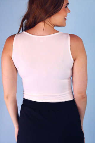 PREORDER- Haven V-Neck Bodysuit- White