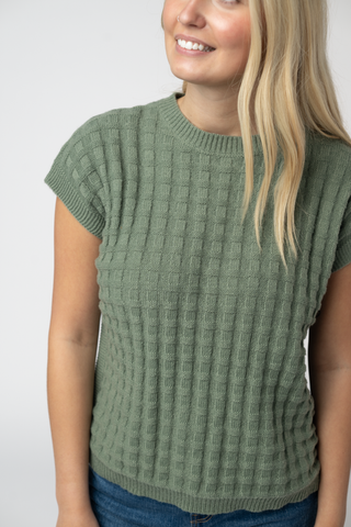 Kelly Knitted Top - Sage