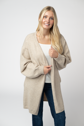 Cozy Cardigan - Tan