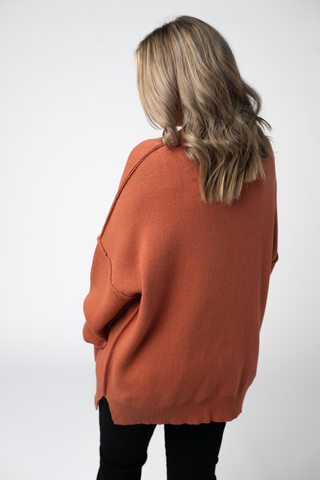 Aurora Cozy Sweater - Pumpkin Spice