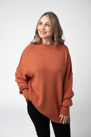 Aurora Cozy Sweater - Pumpkin Spice