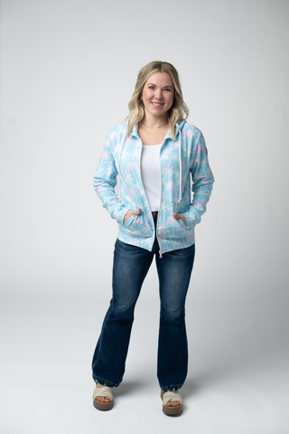 Fullzip Hoodie - Aqua Palm