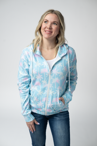 Fullzip Hoodie - Aqua Palm