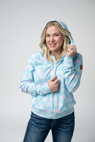 Fullzip Hoodie - Aqua Palm