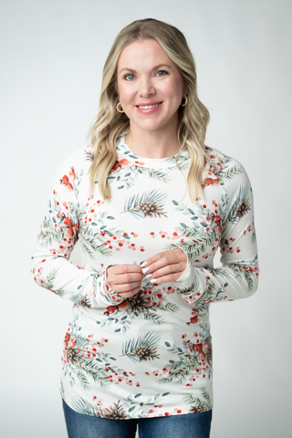 Blair Long Sleeve Top - Pineberry