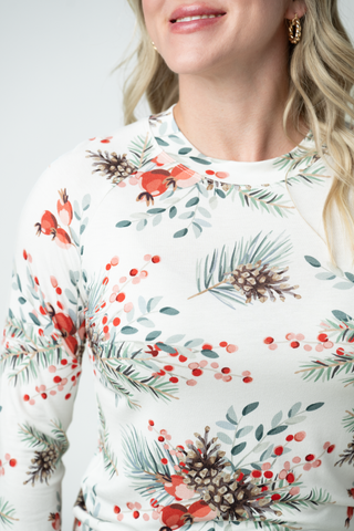Blair Long Sleeve Top - Pineberry