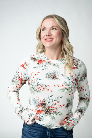 Blair Long Sleeve Top - Pineberry
