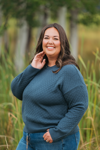 Gianna Pullover Sweater - Teal