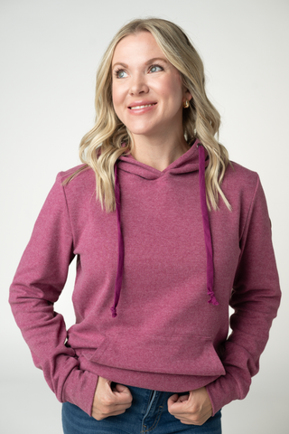 Hailey Hoodie - Raspberry