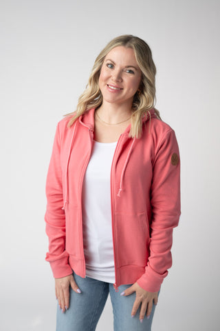 Fullzip Hoodie - Sunkissed Coral