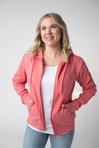 Fullzip Hoodie - Sunkissed Coral
