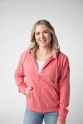 Fullzip Hoodie - Sunkissed Coral