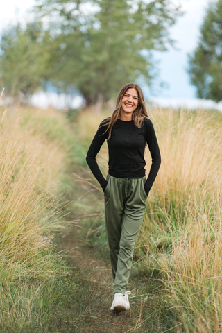 Cloud Joggers - Olive