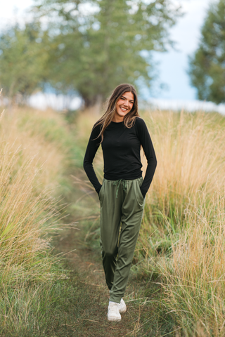 Cloud Joggers - Olive