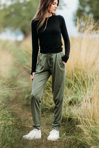 Cloud Joggers - Olive