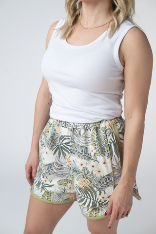 Dolphin Shorts - Pineapple Leaf