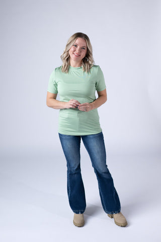 Blair Short Sleeve Top - Sage
