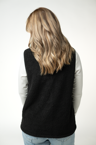 Sherpa Vest - Black