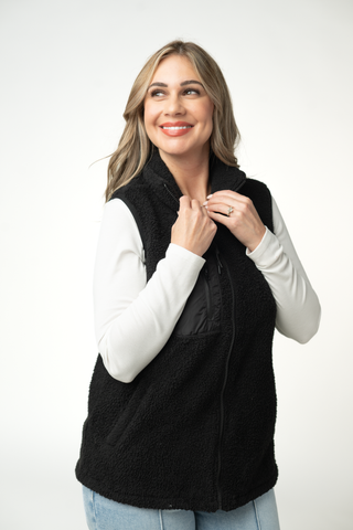 Sherpa Vest - Black