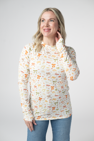 Blair Long Sleeve Top - Harvest Bows