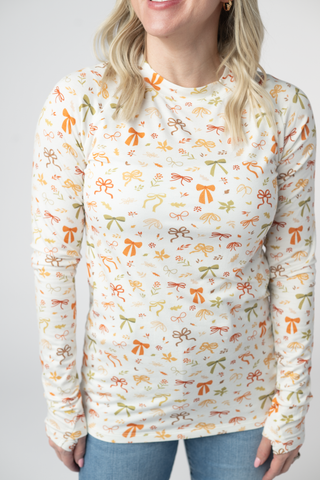 Blair Long Sleeve Top - Harvest Bows
