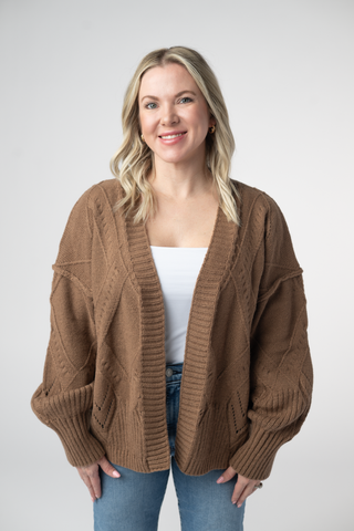 Willow Cardigan - Mocha