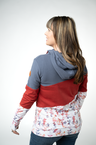 Colorblock Fullzip - Autumn Watercolor Mix