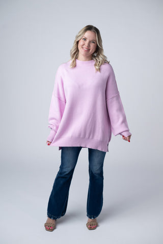 Aurora Cozy Sweater - Lilac