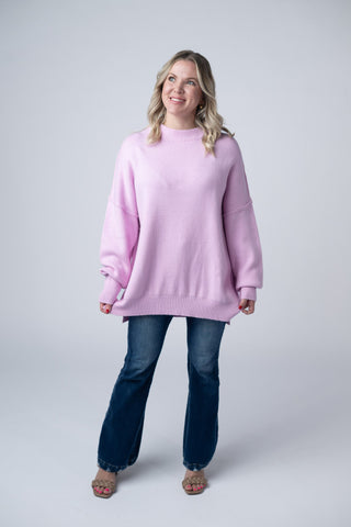 Aurora Cozy Sweater - Lilac