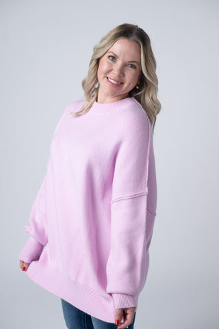 Aurora Cozy Sweater - Lilac