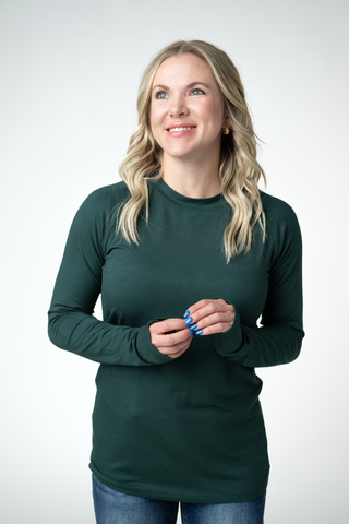 Blair Long Sleeve Top - Pineberry