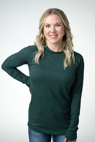 Blair Long Sleeve Top - Pineberry