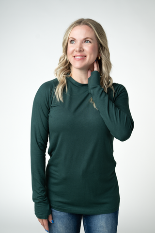 Blair Long Sleeve Top - Pineberry