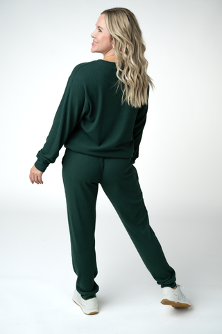 Corrine Joggers - Evergreen