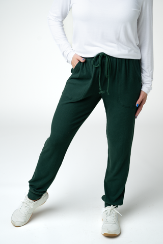 Corrine Joggers - Evergreen