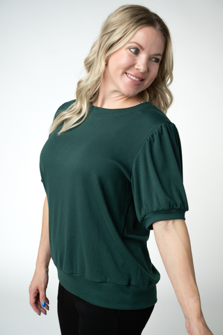 Katie Cozy Top - Evergreen