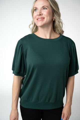 Katie Cozy Top - Evergreen